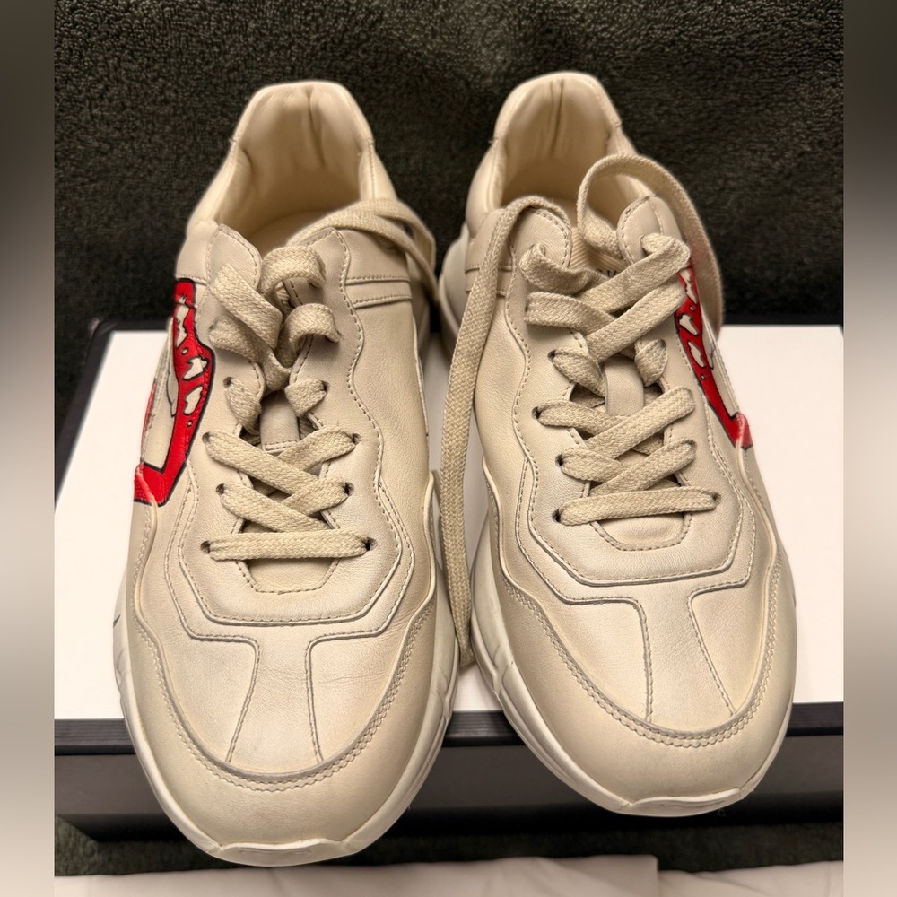 Gucci Women’s Rhyton Sneakers - Picture 5 of 13